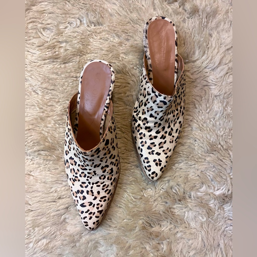 Leopard print mules by Matisse Footwear